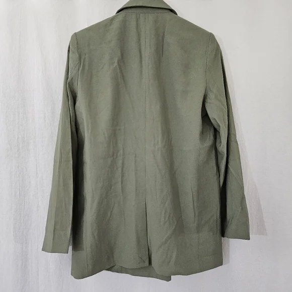 A New Day Double Breasted Blazer in Olive Green Women’s Size S - Picture 5 of 6
